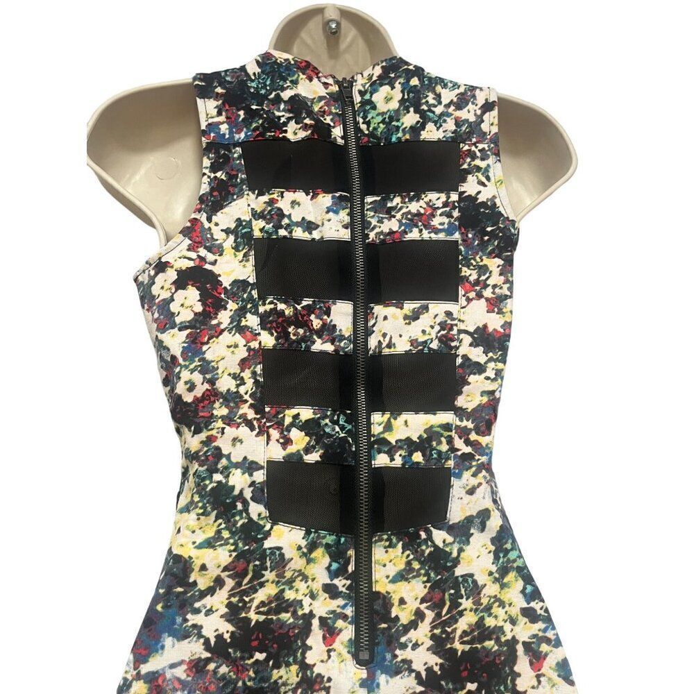 $59.00 Material Girl Junior’s Sleeveless Floral Print Bodyco, Multi, Size S - Picture 11 of 14